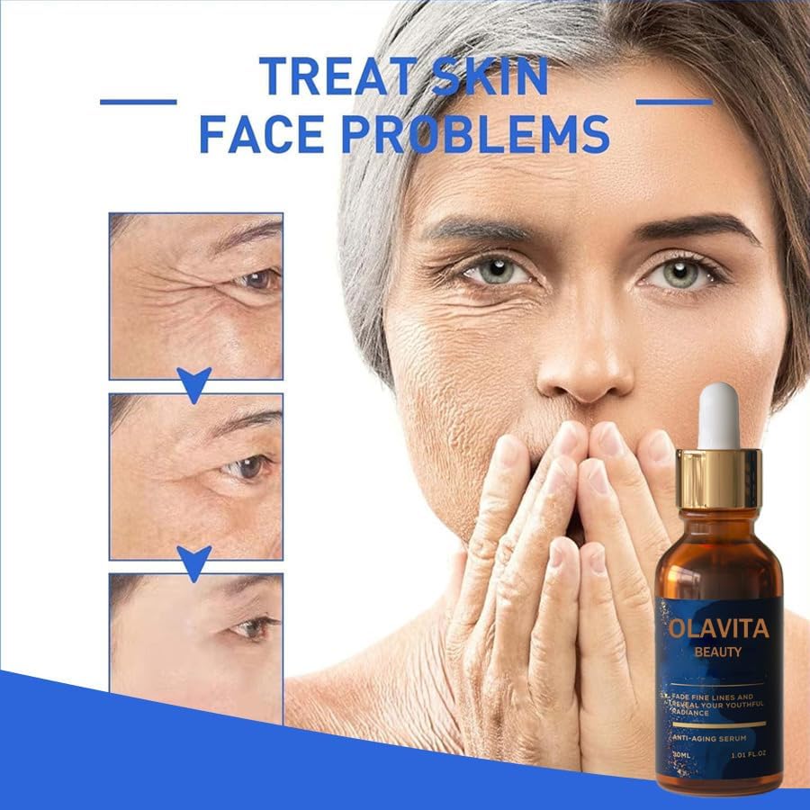 OLAVITA Facial Serum | Vitamin C & E Anti-Aging for Firmer Skin