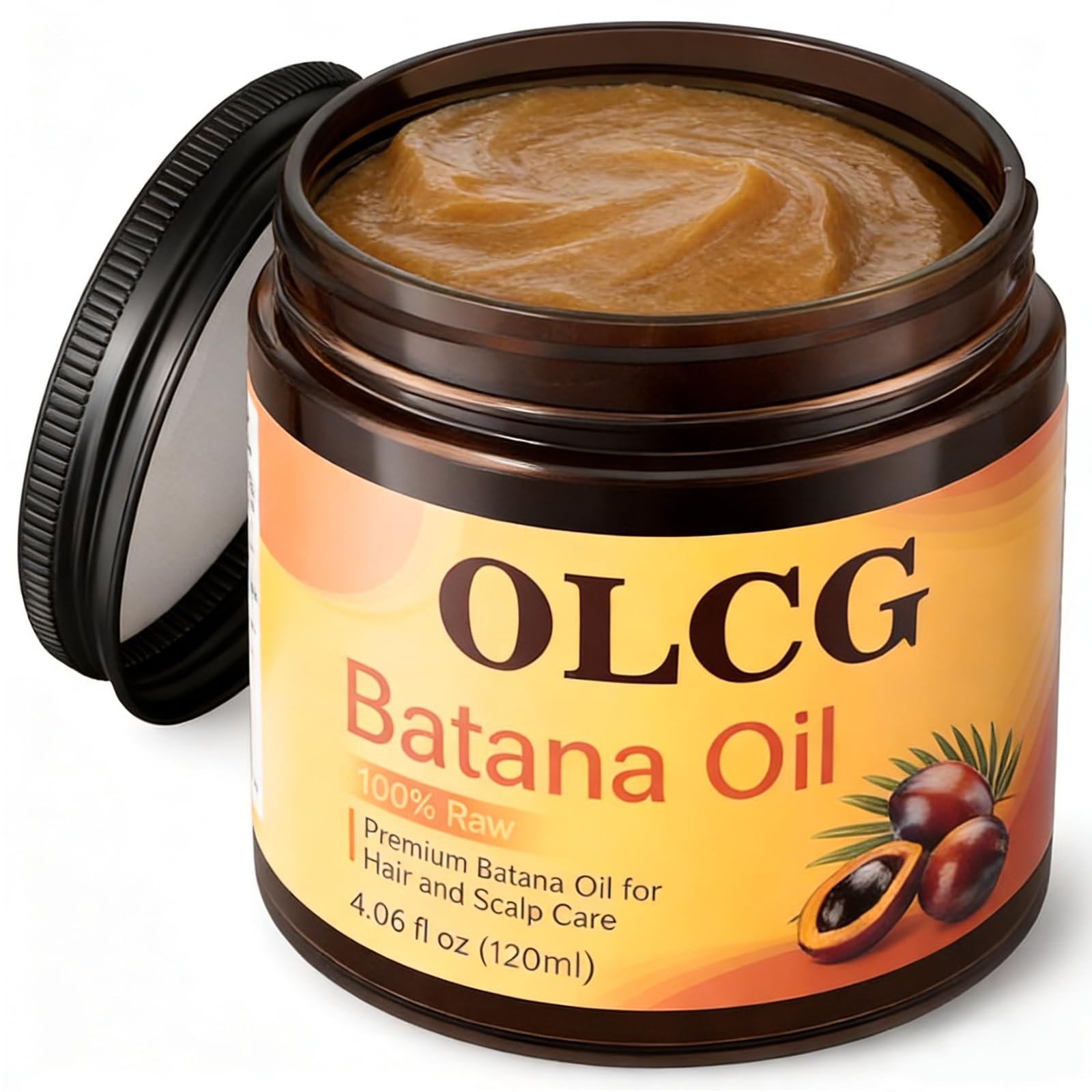 OLCG 100% Raw Batana Oil Paste for Hair Growth – Nourishing, Lightweight Treatment (120ml)