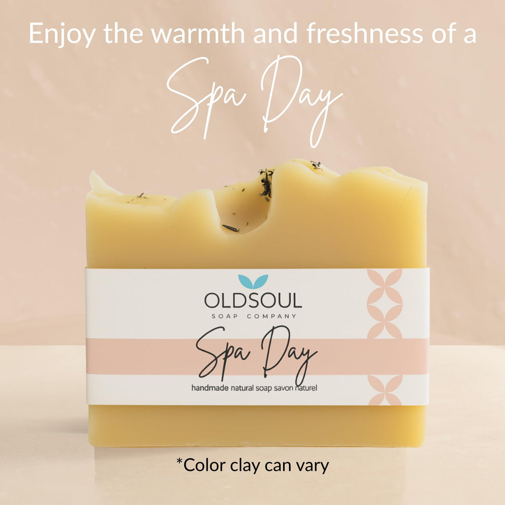 Old Soul Soap Company – Spa Day Soap Collection (4 x 5.8 oz) – Vegan, Deep Cleanse & Nourishing Bars