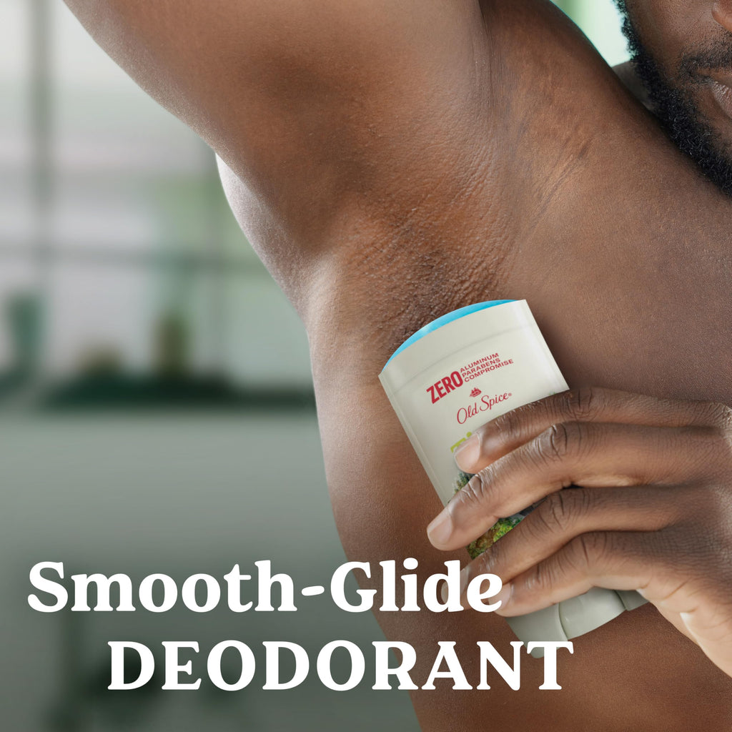 Old Spice Aluminum Free Deodorant for Men – Alpine with Hemp Seed Oil + Green Tea, Pack of 3, 3.0 oz