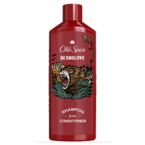Old Spice Bearglove 2-in-1 Shampoo & Conditioner for Men — Fuller Hair, 13.5 fl oz (Pack of 6)