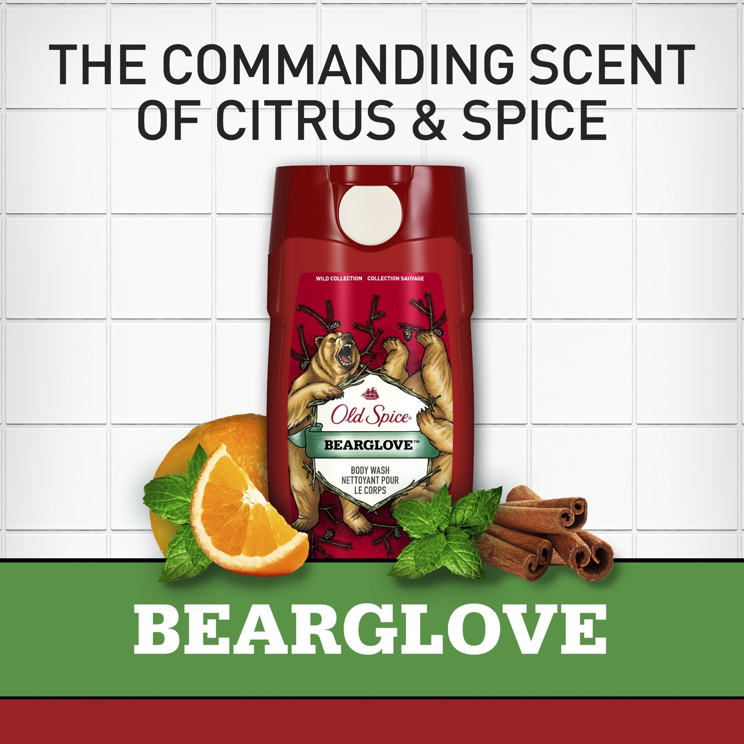 Old Spice Bearglove Body Wash 16 oz