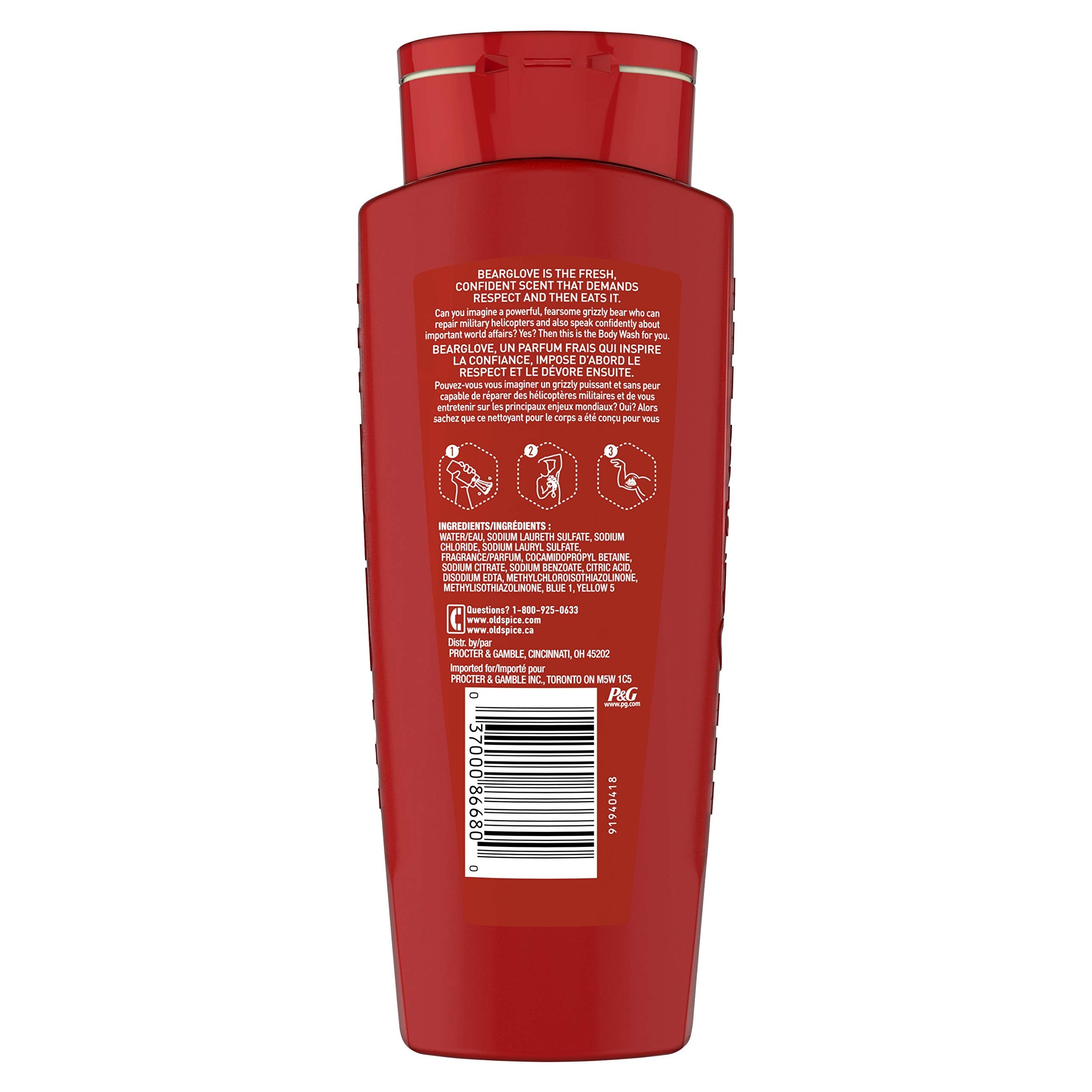 Old Spice Bearglove Body Wash 16 oz