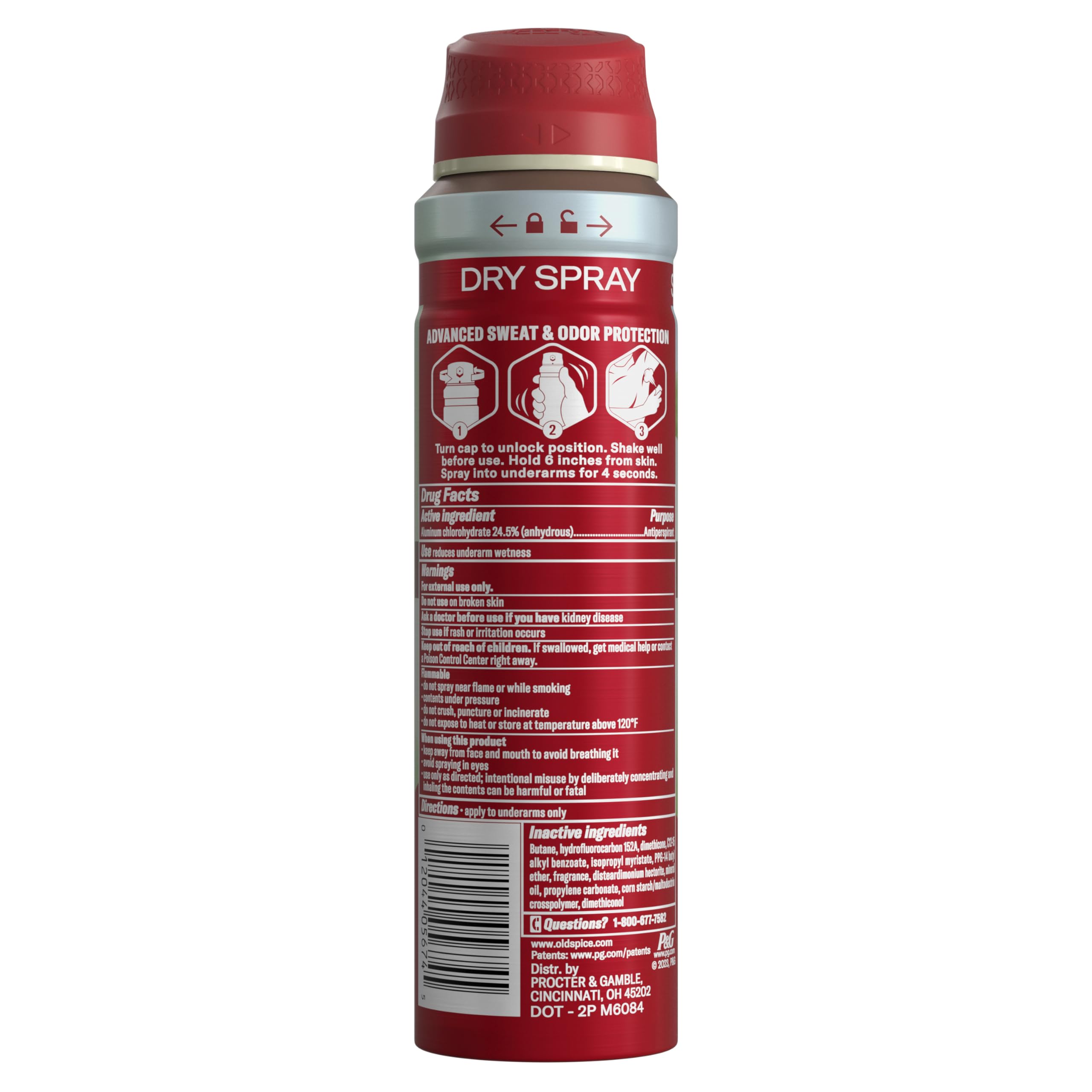 Old Spice Dry Spray Antiperspirant Deodorant for Men – Oasis Vanilla + Argan Oil, 24/7 Freshness, 4.3 oz Pack of 3