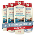 Old Spice Cleansing Body Wash for Men – Harbor with Coastal Breeze & Driftwood, 18 oz (Pack of 4)