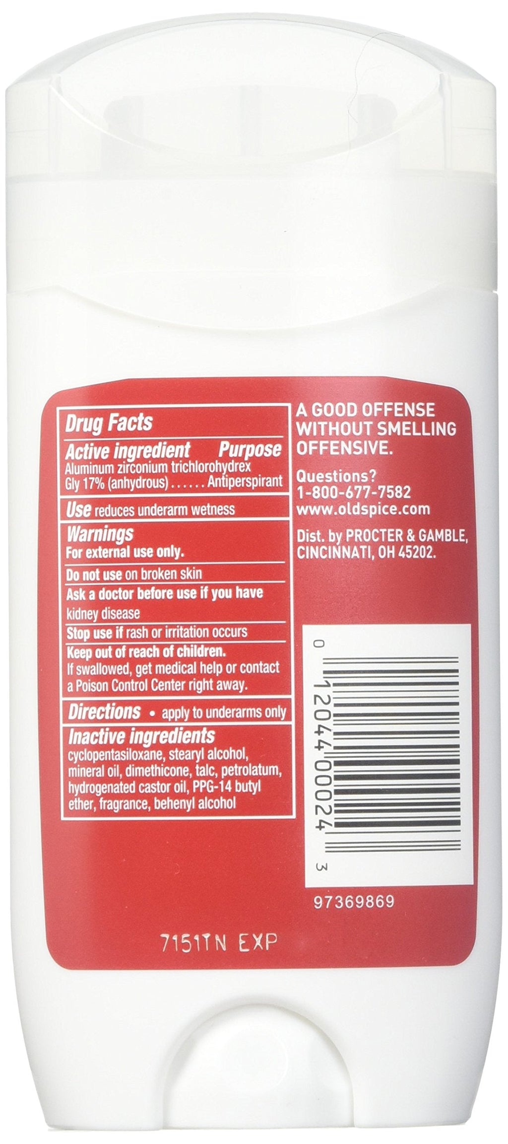 Old Spice Anti-Perspirant High Endurance Fresh 24 Hr – Pack of 3