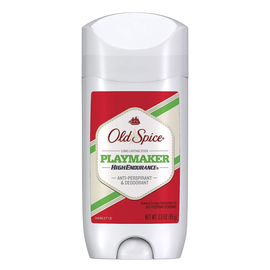 Old Spice High Endurance Invisible Solid Playmaker Anti-perspirant & Deodorant - 3 oz (Pack of 3)