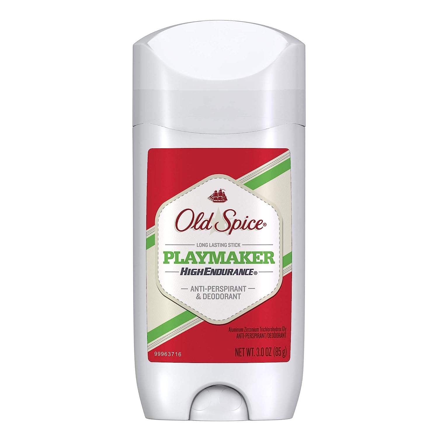 Old Spice High Endurance Invisible Solid Playmaker Anti-perspirant & Deodorant - 3 oz (Pack of 3)