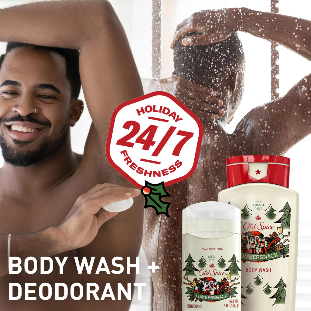 Old Spice Holidudes Aluminum Free Deodorant for Men – Limited Edition 24/7 Holiday Freshness (3 x 3.0 oz)