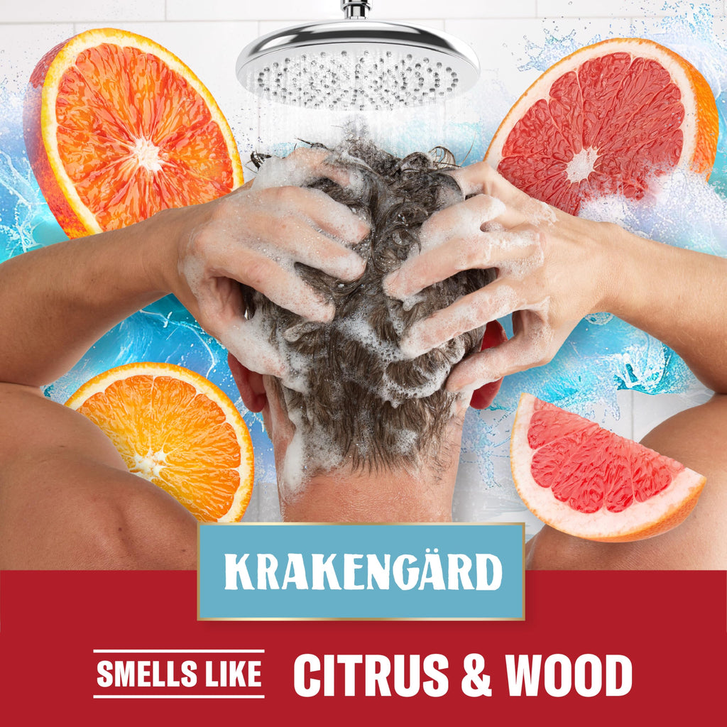 Old Spice Krakengard 2-in-1 Shampoo & Conditioner for Men — Fuller, Healthier Hair (Pack of 6, 13.5 fl oz each)