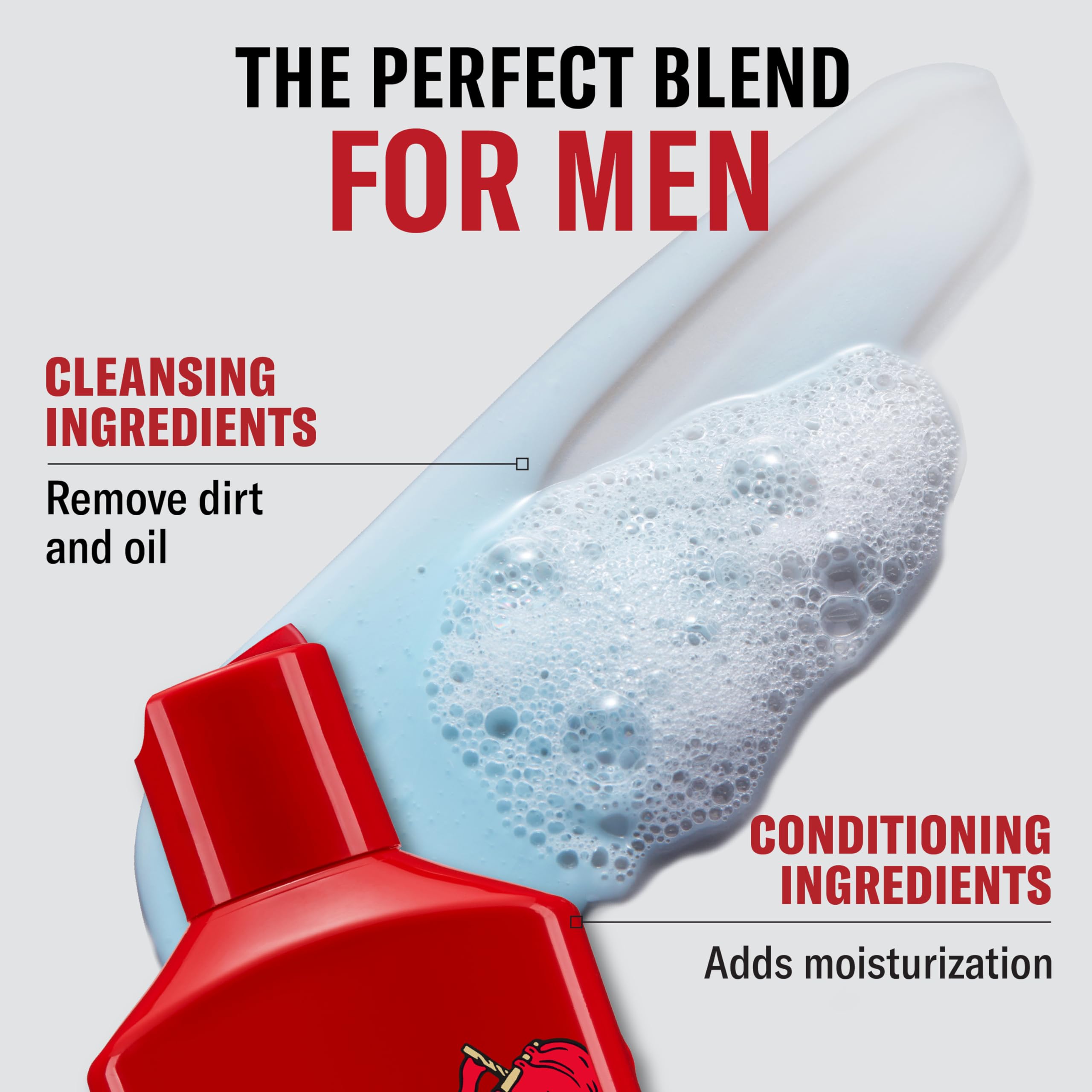 Old Spice Krakengard 2-in-1 Shampoo & Conditioner for Men — Fuller, Healthier Hair (Pack of 6, 13.5 fl oz each)