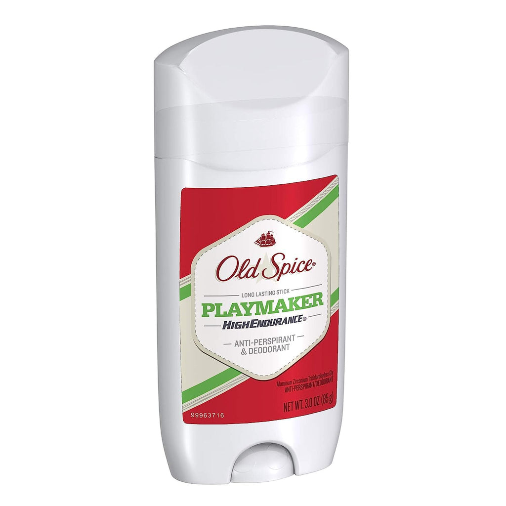 Old Spice High Endurance Invisible Solid Playmaker Anti-perspirant & Deodorant - 3 oz (Pack of 3)