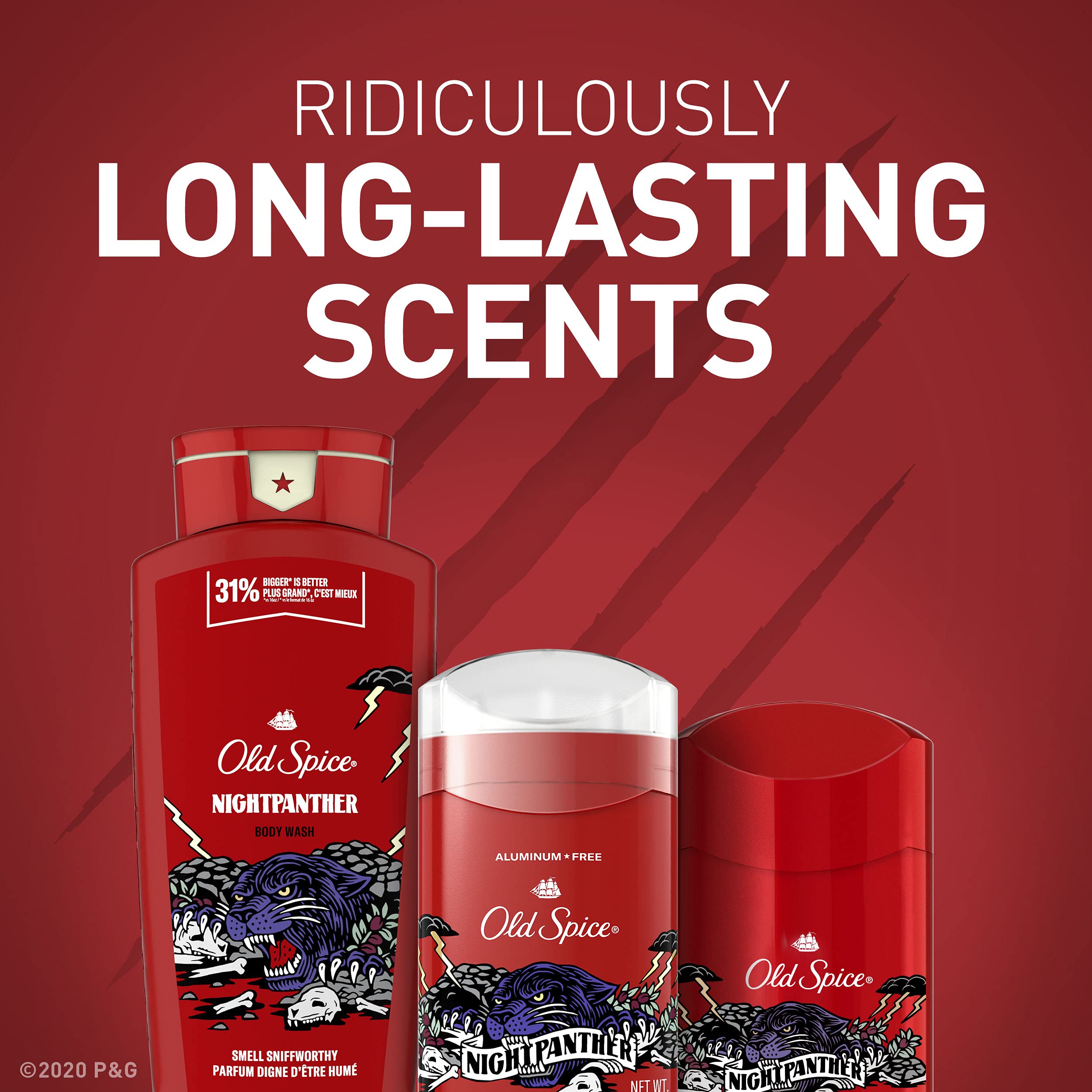 Old Spice NightPanther Anti-Perspirant Deodorant for Men – 2.6 oz