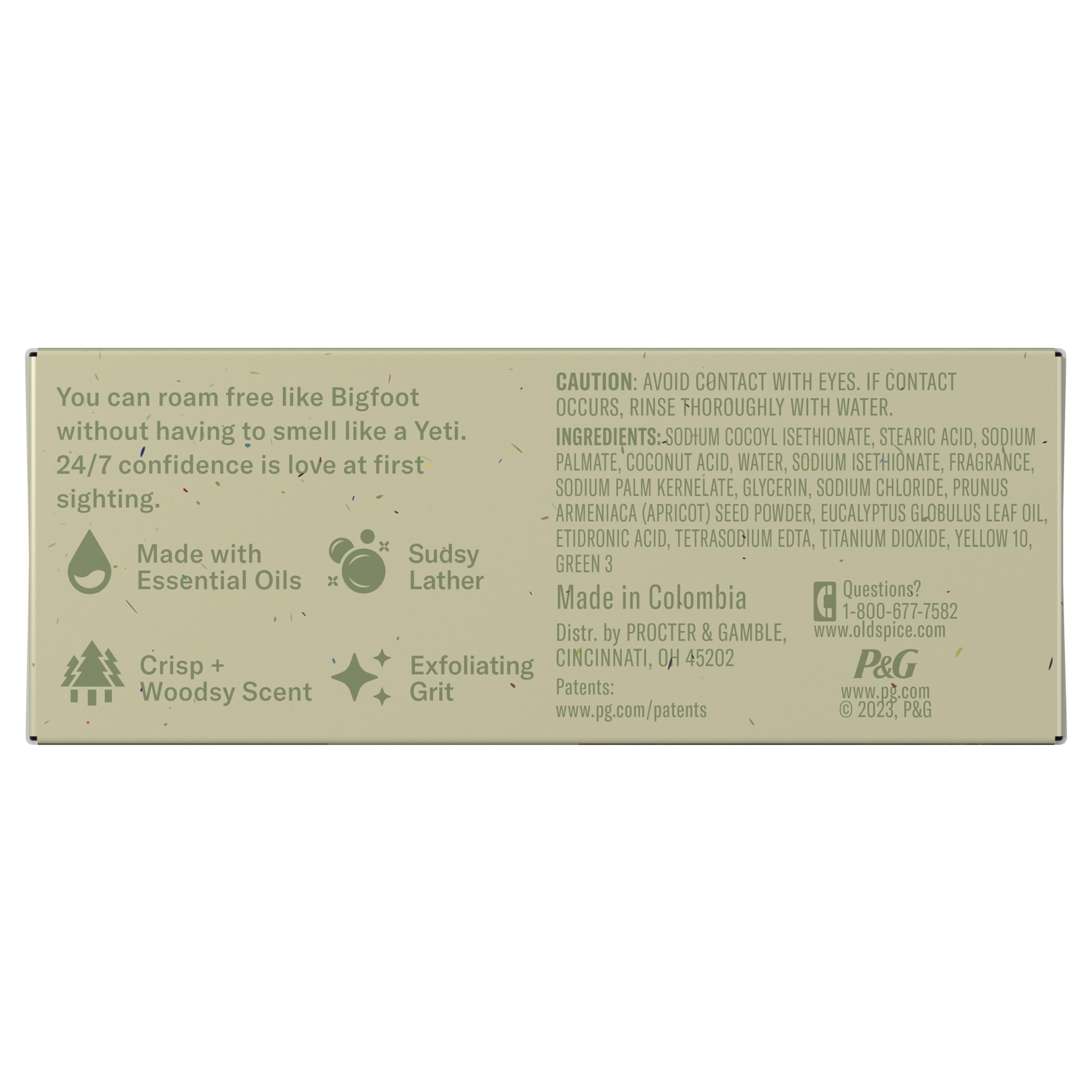 Old Spice Off the Grid Bar Soap for Men – Sandalwood + Aloe, 6-Pack, 5.0 oz