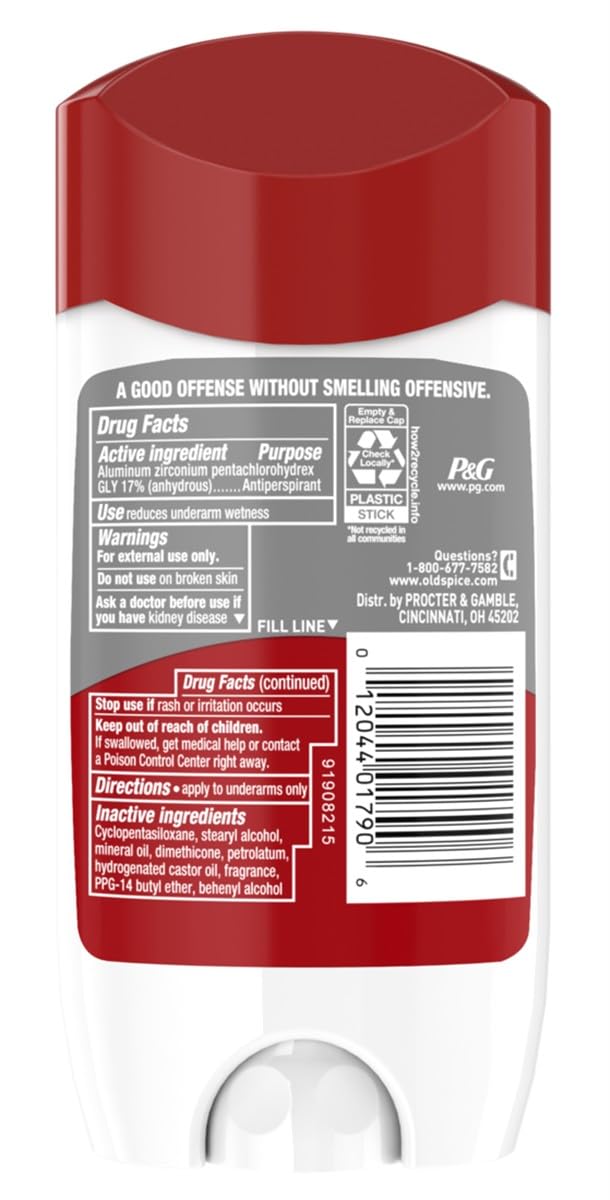 Old Spice Playmaker Anti-Perspirant & Deodorant 3 oz – Pack of 6 | Fresh Scent