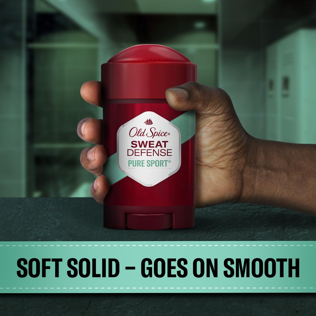 Old Spice Anti-Perspirant Pure Sport+ Soft Solid 2.6 oz — 6-Pack