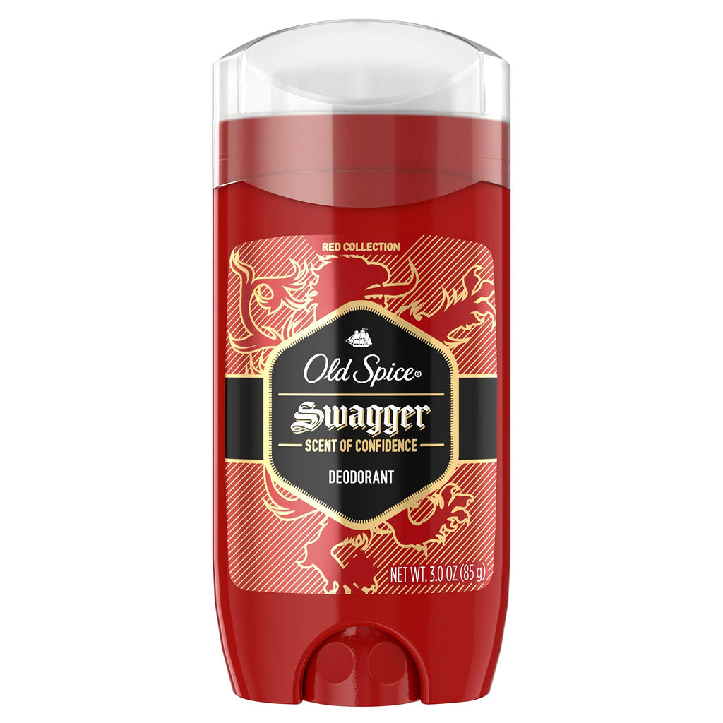 Old Spice Swagger Lime & Cedarwood Aluminum Free Deodorant – Red Collection (3 oz) Pack of 3