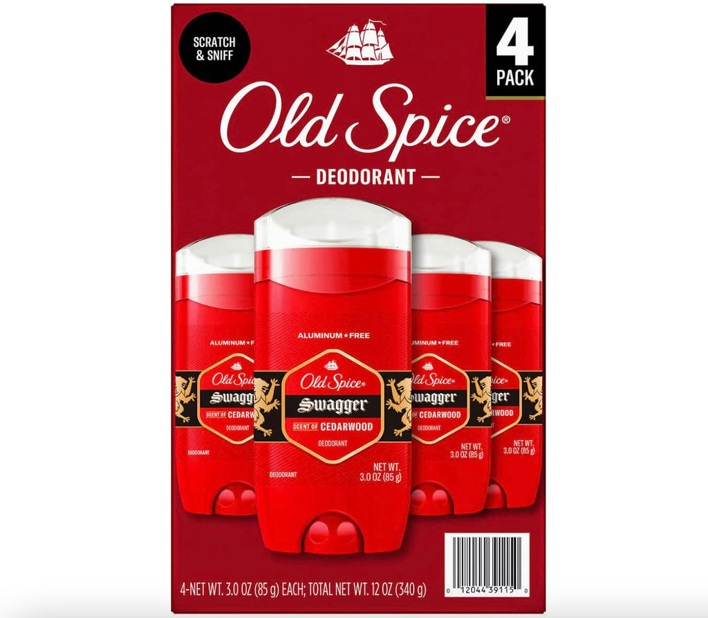 Old Spice Swagger Aluminum Free Deodorant 3 oz — 4 Pack | binoa