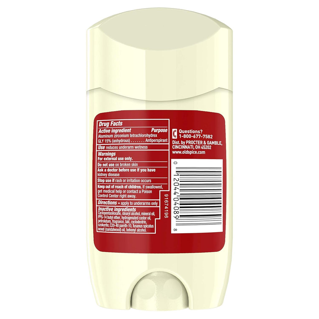 Old Spice Timber Anti-Perspirant & Deodorant Stick – 2.6 oz, Pack of 3 | 24-Hour Protection