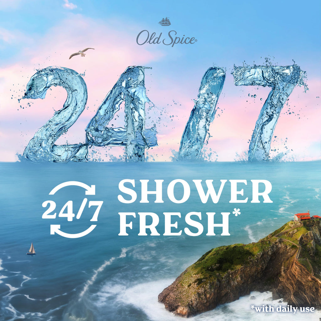 Old Spice Cleansing Body Wash for Men – Harbor with Coastal Breeze & Driftwood, 18 oz (Pack of 4)
