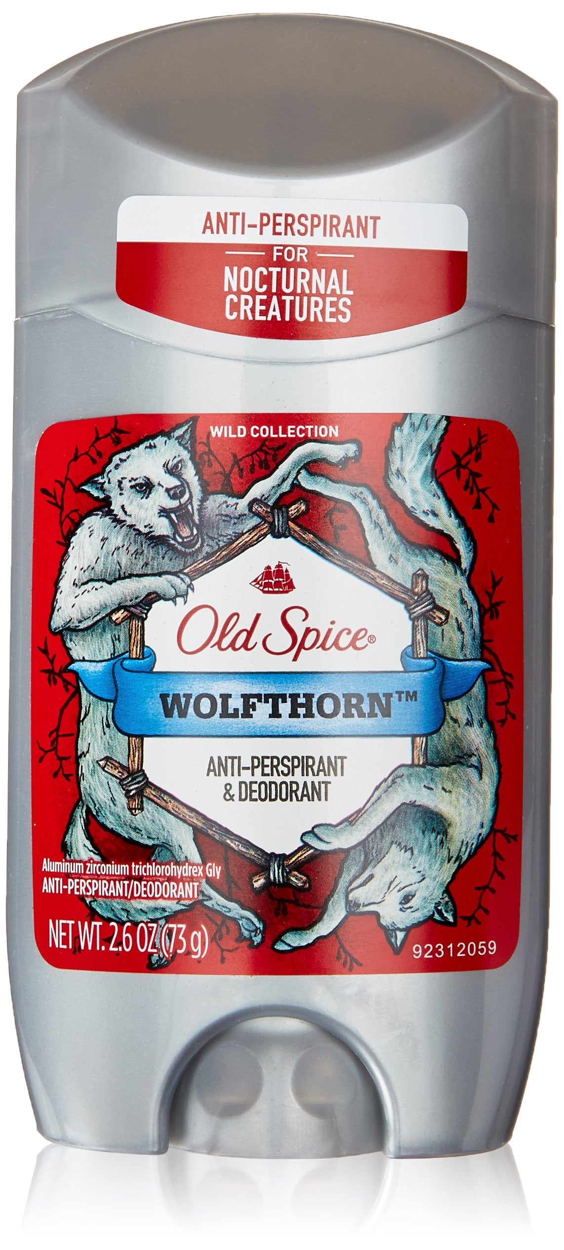 Old Spice Wolfthorn Anti-Perspirant Solid 2.6 oz (76 ml) – 6-Pack for Men