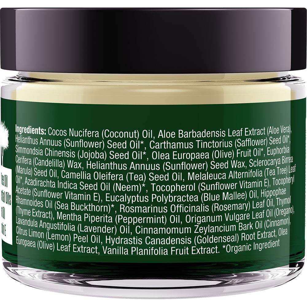 Oleavine TheraTree Tea Tree Oil Balm with Neem Oil – Soothe Dry, Itchy Skin and Irritation