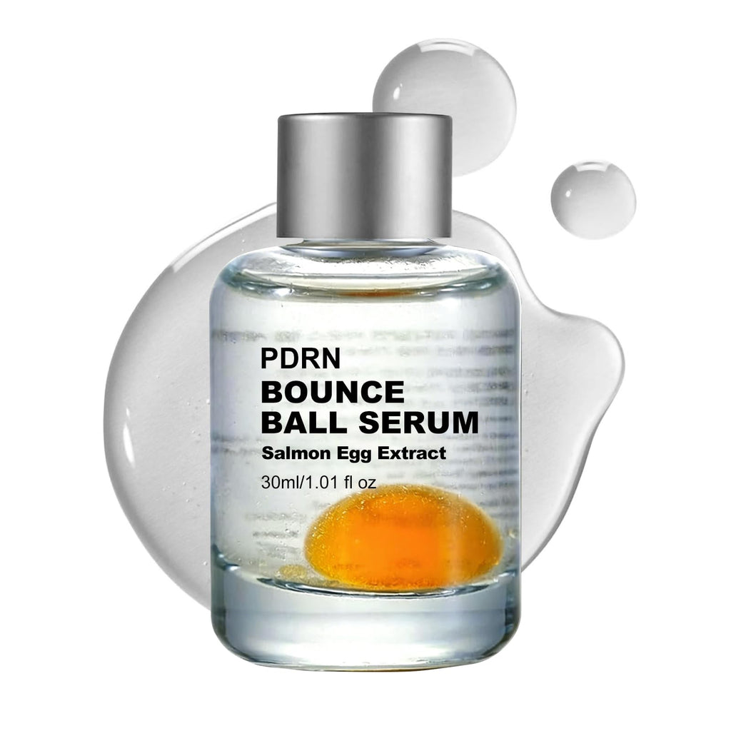 OLELON Salmon PDRN Bounce Ball Serum — Glass Skin, Non-Sticky (1.01 fl oz)