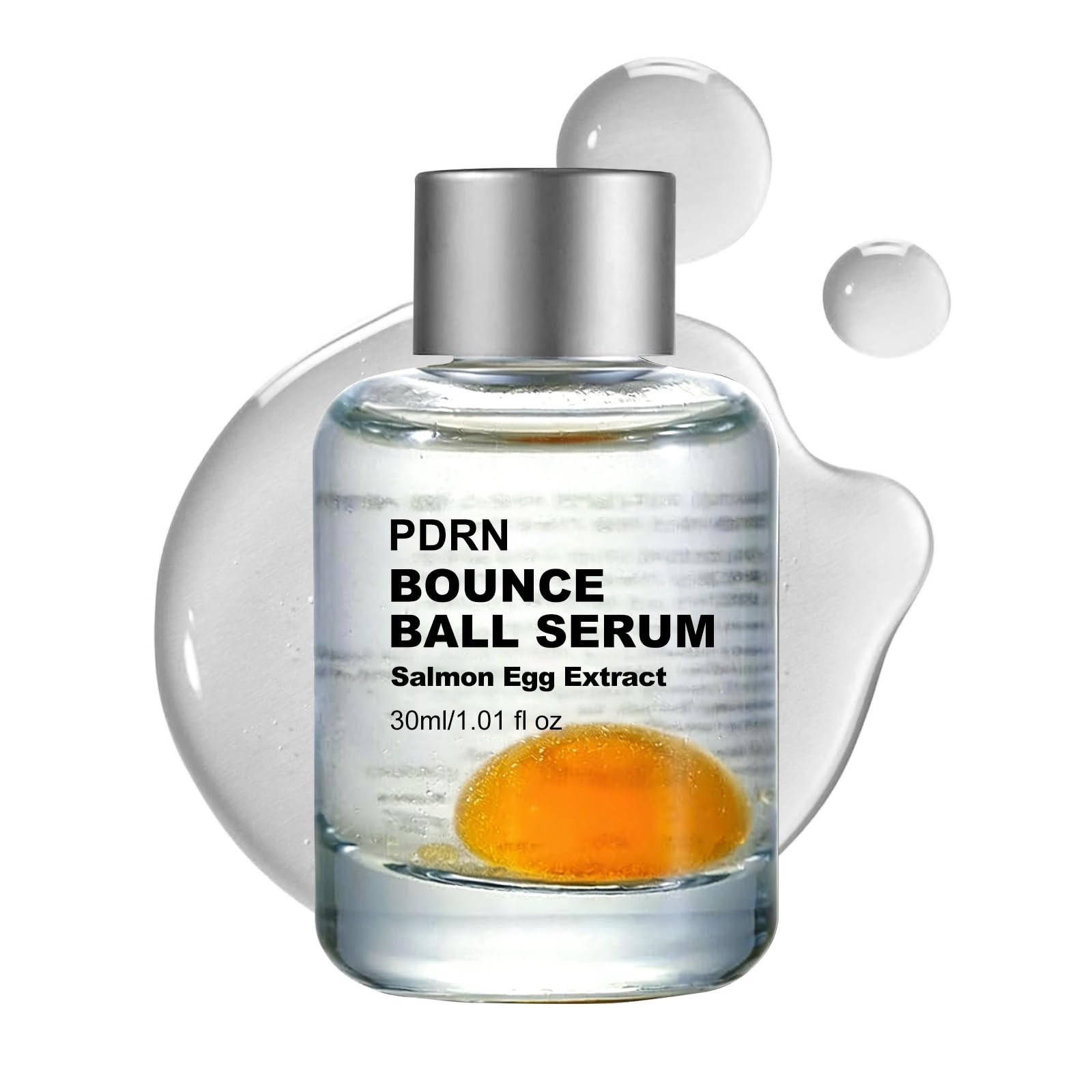 OLELON Salmon PDRN Bounce Ball Serum — Glass Skin, Non-Sticky (1.01 fl oz)