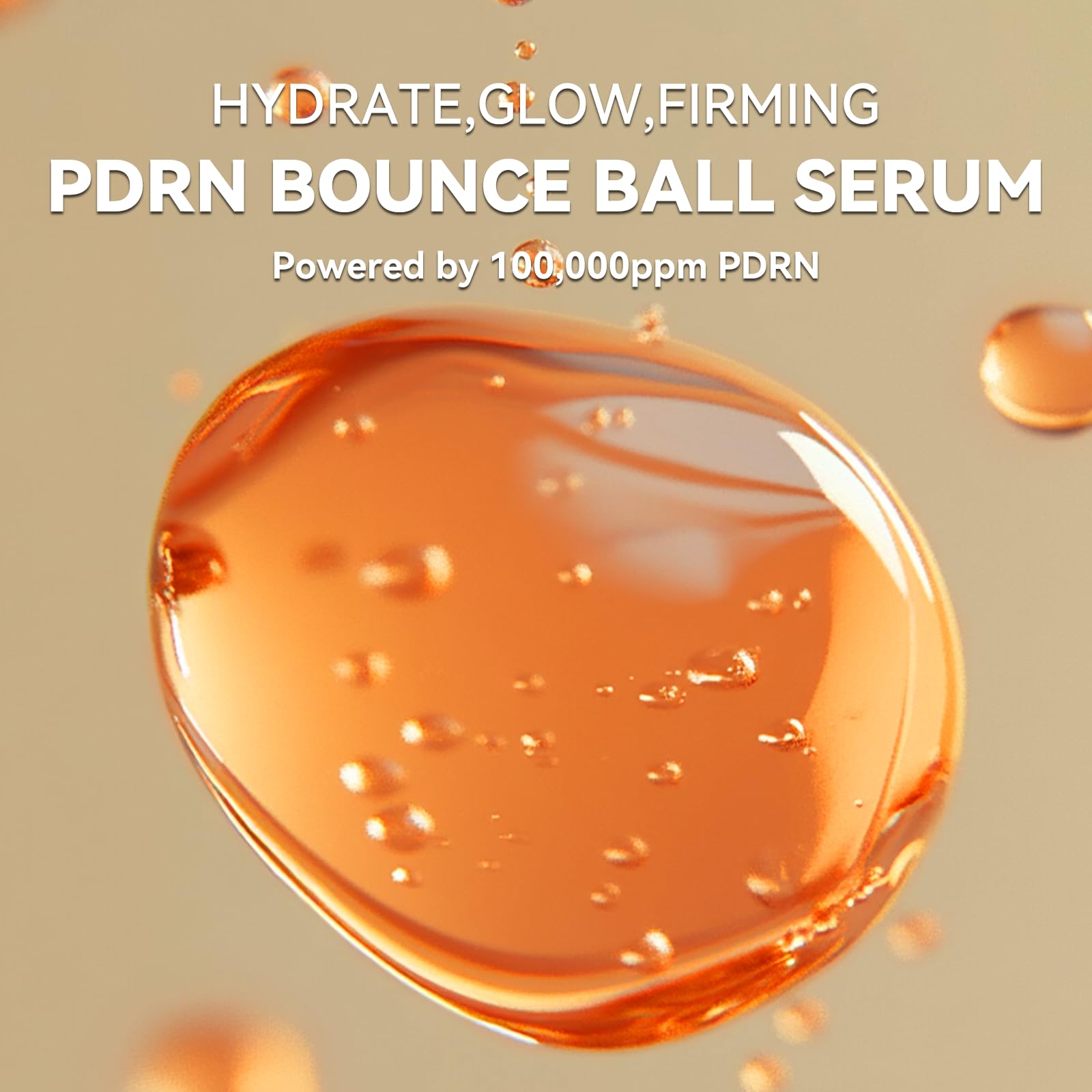OLELON Salmon PDRN Bounce Ball Serum — Glass Skin, Non-Sticky (1.01 fl oz)