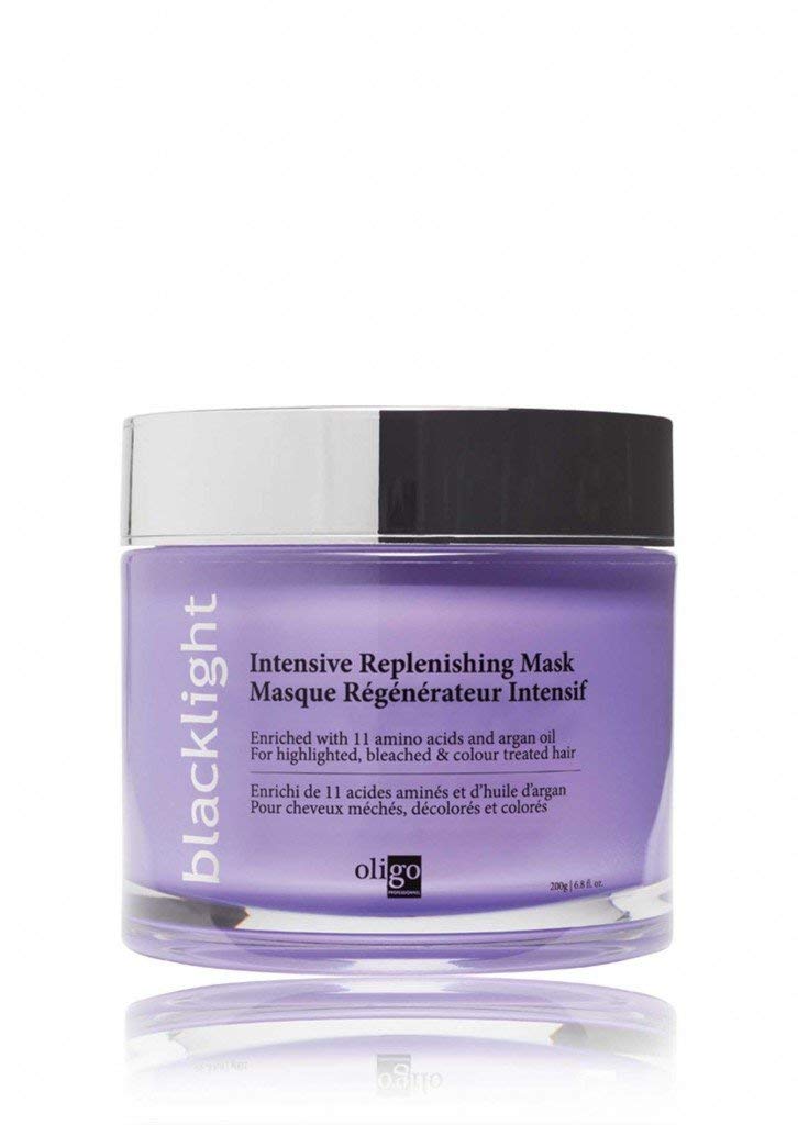 Oligo Professionnel Blacklight Intensive Replenishing Hair Mask – 6.8 oz | Dry & Damaged Hair Care with 11 Amino Acids | Sulfate Free