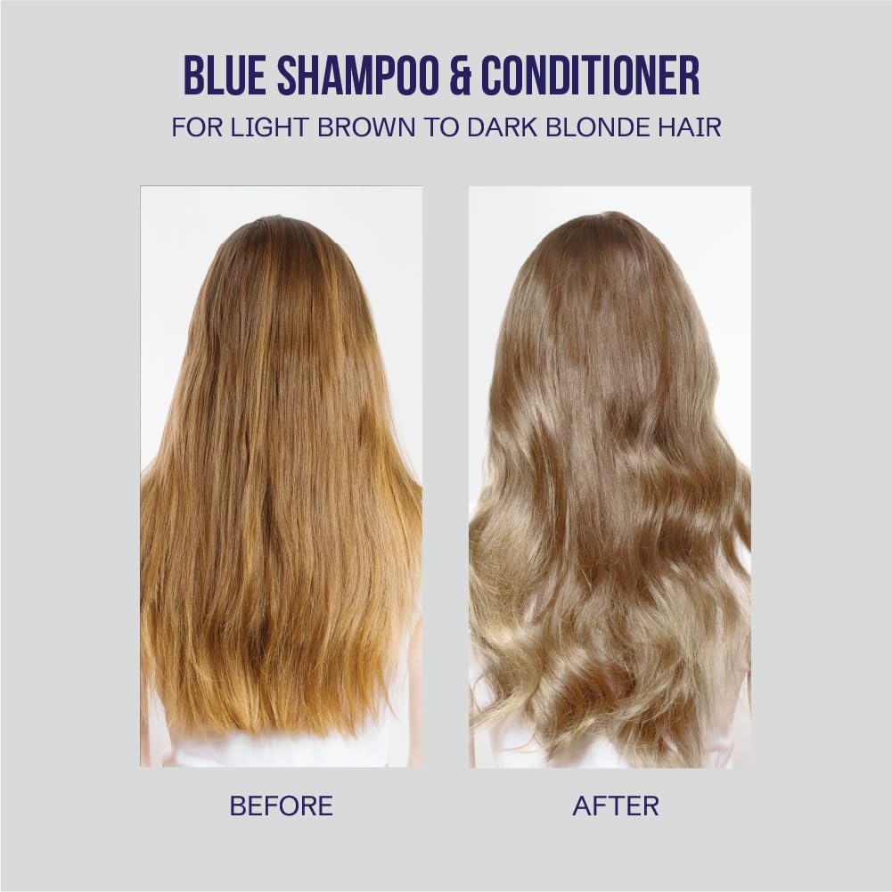 Oligo Professionnel Blacklight Blue Shampoo & Conditioner Duo – Sulfate-Free, Vegan for Blondes