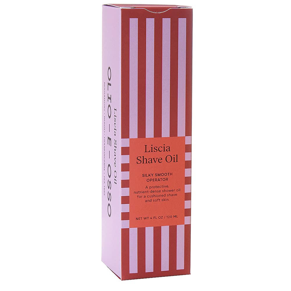 Olio E Osso Natural Liscia Shave Oil – Clean, Non-Toxic Shaving Oil (4 fl oz | 125 ml)