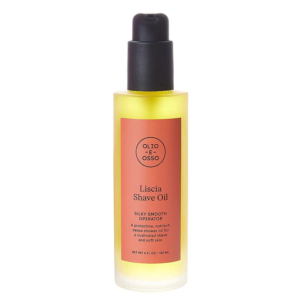 Olio E Osso Natural Liscia Shave Oil – Clean, Non-Toxic Shaving Oil (4 fl oz | 125 ml)