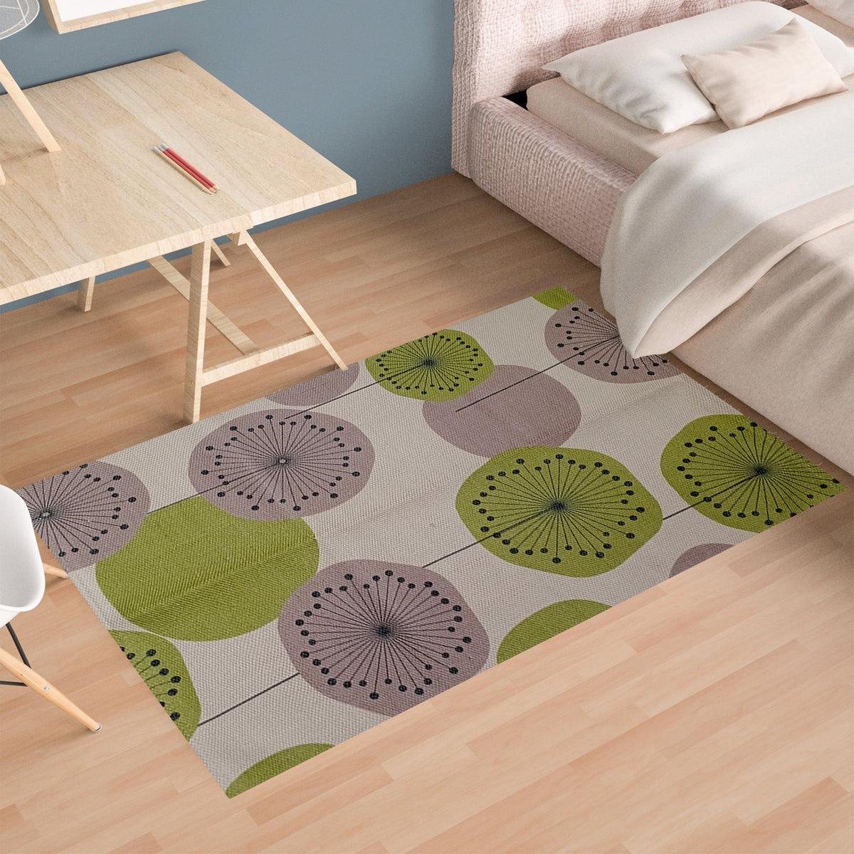 OLIVIA ROCCO Printed Rug Flor Design Modern Non Slip Soft Durable Floor Rug Hotel-Quality Everyday Comfort