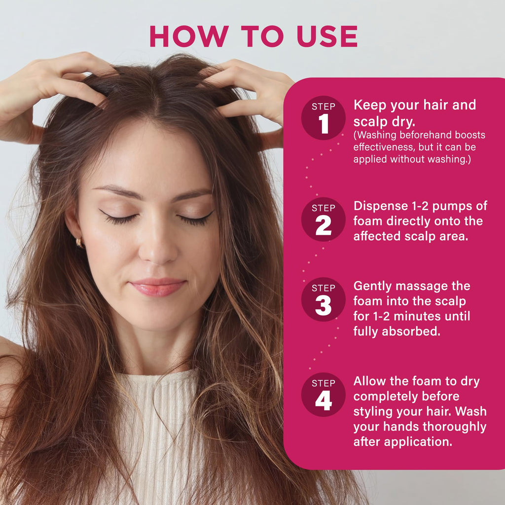 OLIVITA 5% Minoxidil Foam for Women – Hair Regrowth with Biotin & Rosemary (3-Pack)