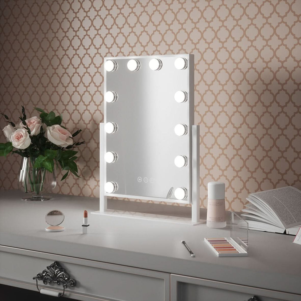 Olsen Hollywood Mirror White 47x37cm