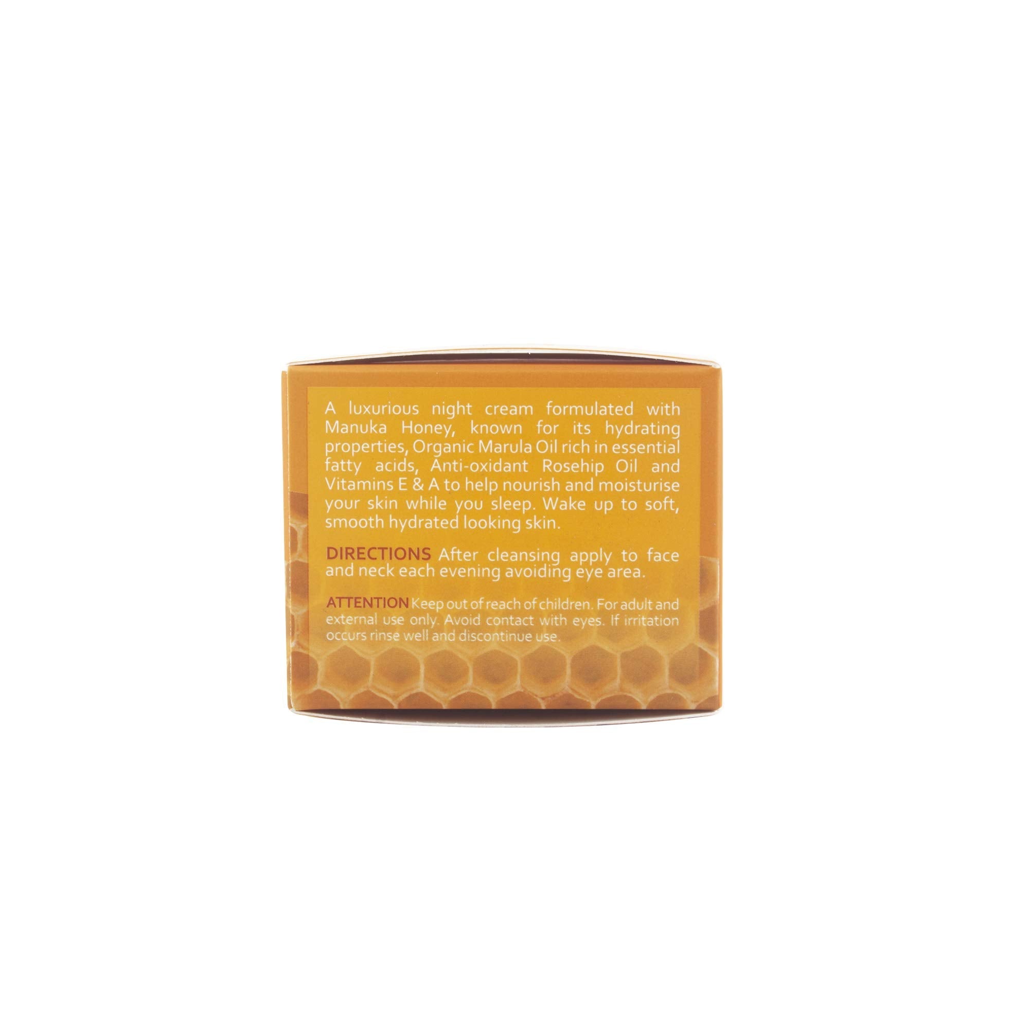 Om She Aromatherapy Manuka Honey Night Cream – Hydrating Night Moisturizer with Marula & Rosehip