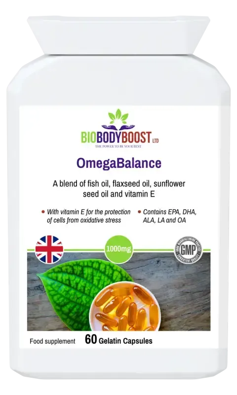 OmegaBalance Omega 3 6 9 Oil Blend | Essential Fatty Acids UK