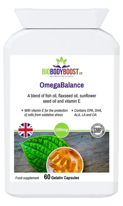 OmegaBalance Omega 3 6 9 Oil Blend | Essential Fatty Acids UK