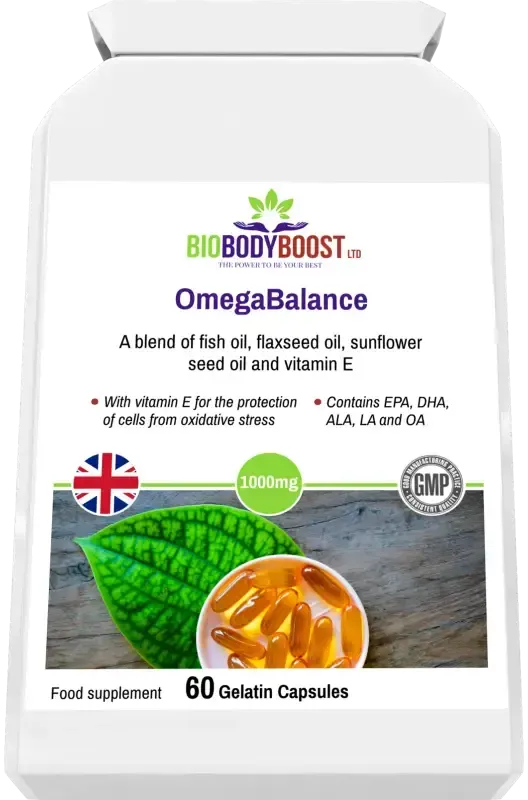 OmegaBalance Omega 3 6 9 Oil Blend | Essential Fatty Acids UK