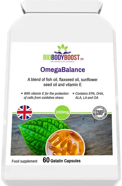 OmegaBalance Omega 3 6 9 Oil Blend | Essential Fatty Acids UK