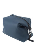 Onbagway 6x9.84 in Large Silicone Toiletry Bag – 4.5L, Waterproof, Foldable Travel Organizer, Navy