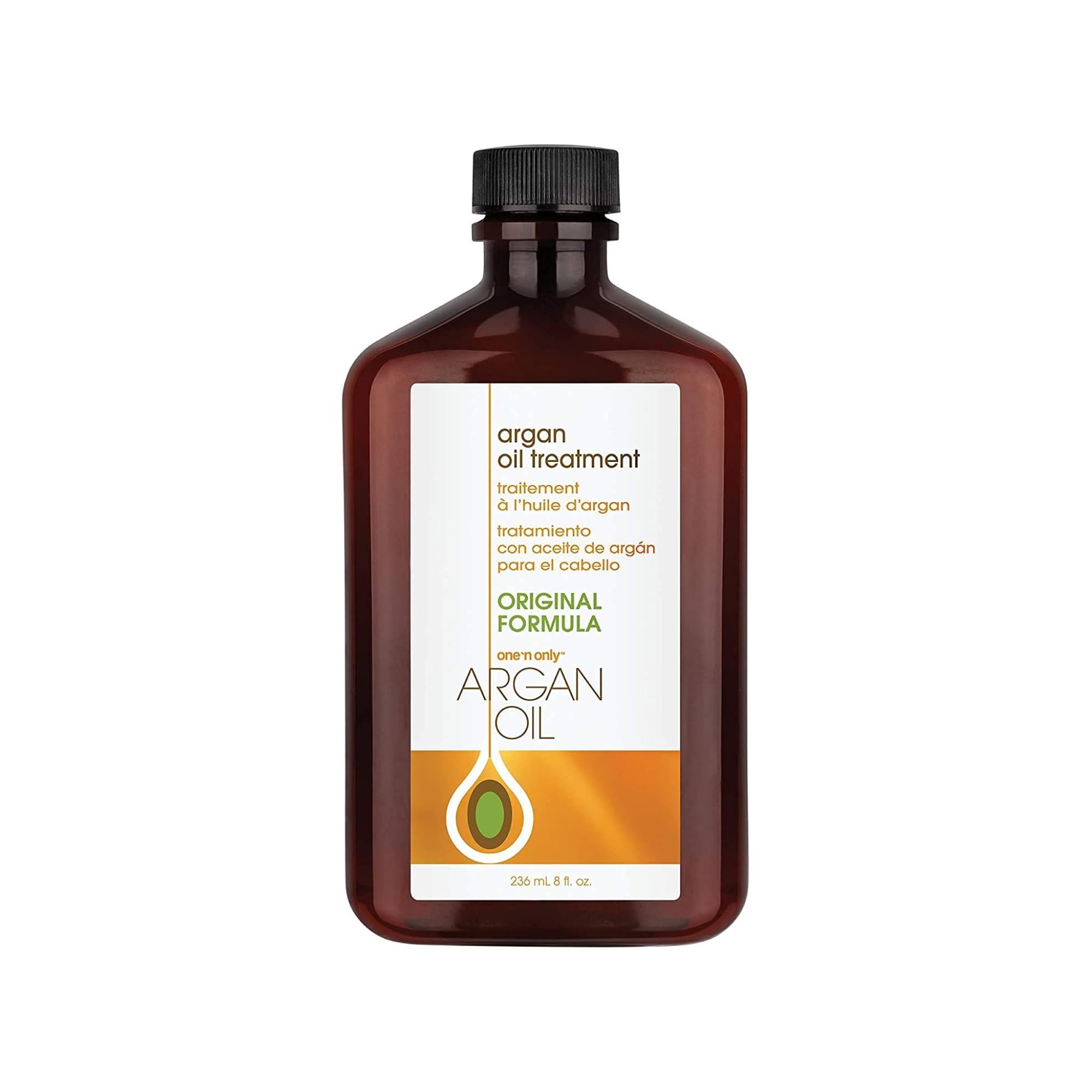 One 'N Only Argan Oil Hair Treatment – Lightweight Hydration for Natural Hair, Wigs & Extensions | Shine, Heat Protection (8 oz)