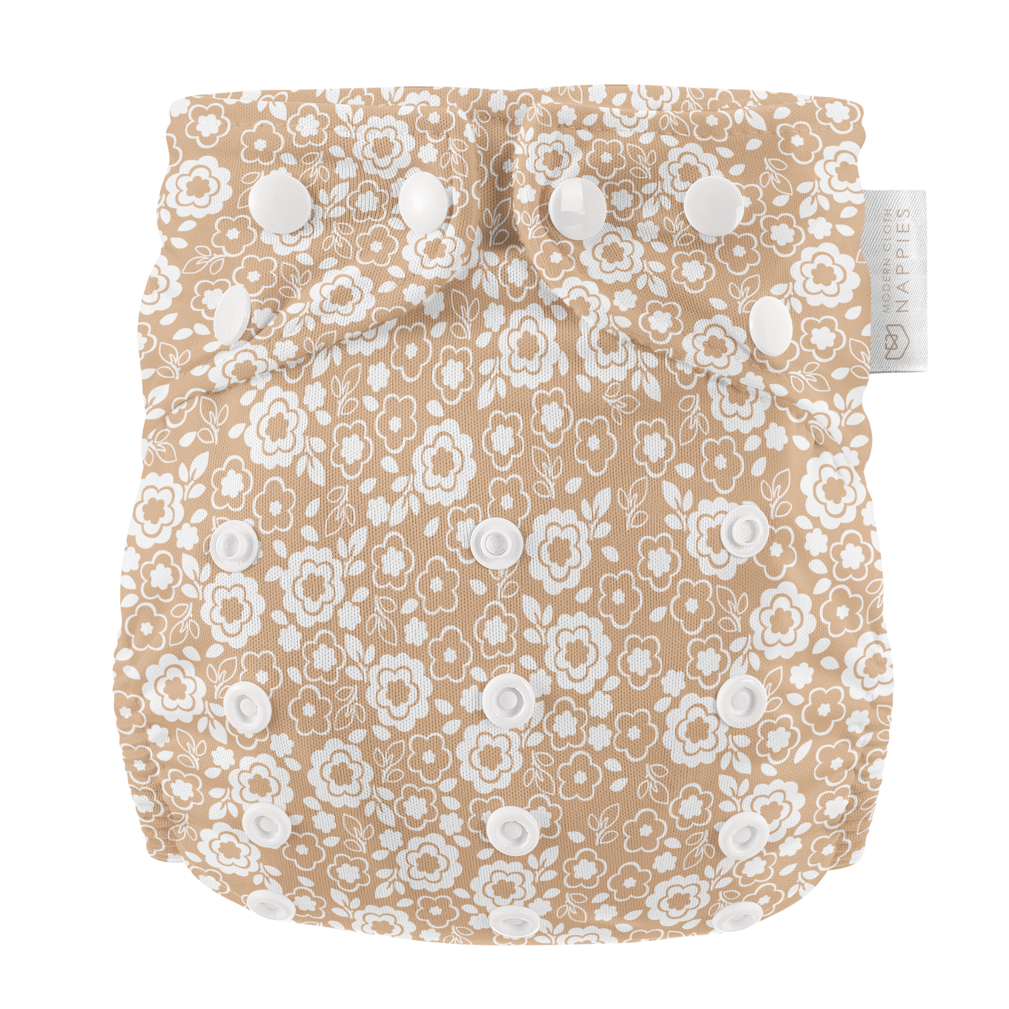 One Size All-In-One Reusable Cloth Nappy - Bloom