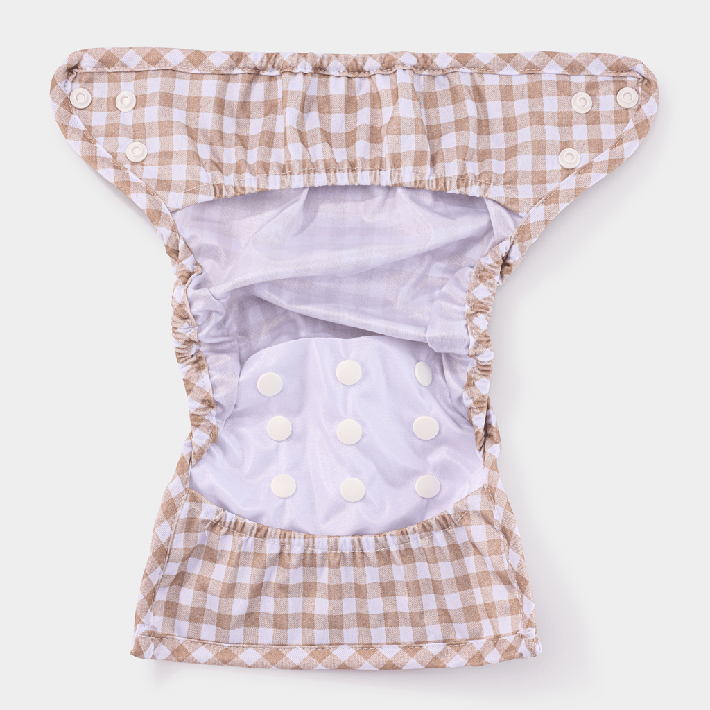 One Size Reusable Cloth Nappy Wrap - Dewkist