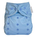 One Size Reusable Cloth Nappy Wrap - Dusty Blue