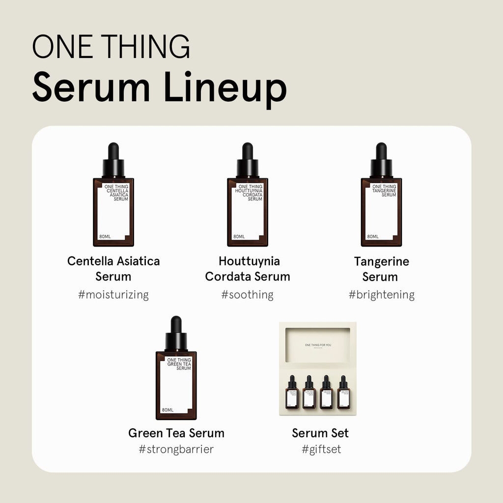 ONE THING Houttuynia Cordata Serum 2.7 Fl Oz | Soothing Hyaluronic Acid Serum for Acne-Prone Skin | Vegan & Alcohol-Free