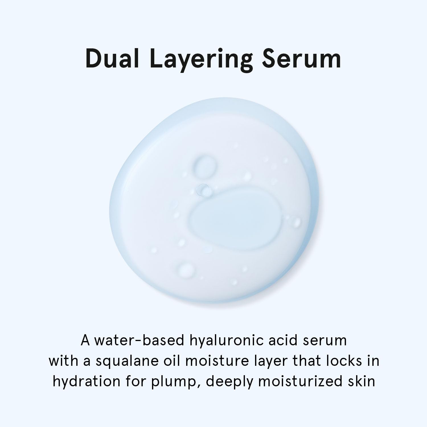 ONE THING Hyaluronic Squalane Serum (50ml) — Lightweight Dual-Layer Hydration (Korean Skincare)