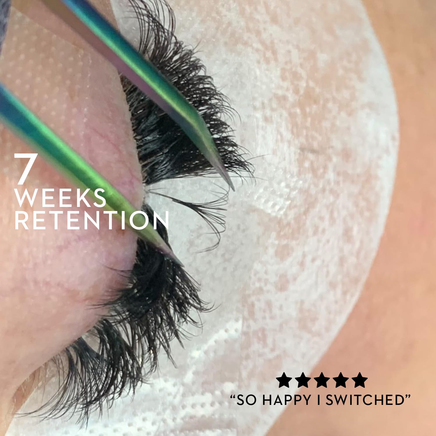 One V Salon Strong Triple Threat Lash Glue – 0.17 oz / 5 ml | 0.5s Dry, 7+ Weeks Retention