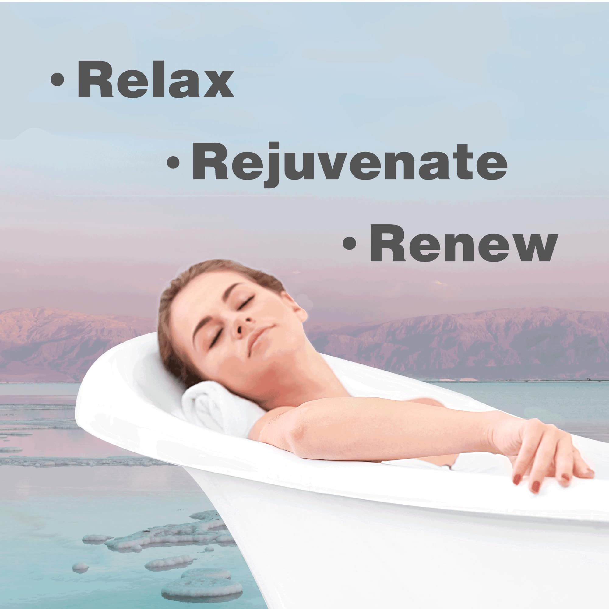 One With Nature Dead Sea Salt Bath with Eucalyptus – 6x2.5oz Pack